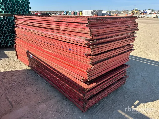 Quantity of (50) 10 ft x 4 ft Site Fence