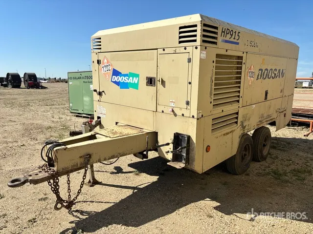 2012 Doosan HP915WCU-FX-T3 Mobile Air Compressor