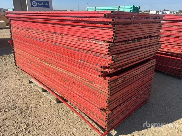 Quantity of (50) 10 ft x 4 ft Temporary Site Fence