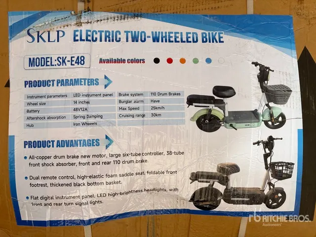 2026 SKLP SK-E48 E-bikes Scooter (Unused)