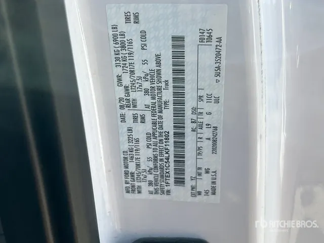 2020 Ford F-150 XL 4x2 Extended Cab Pickup