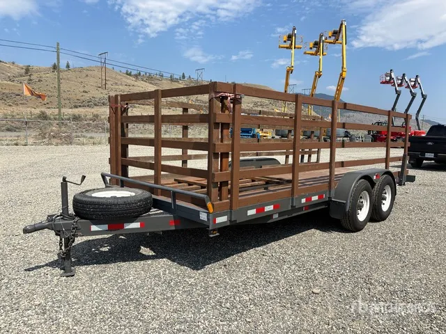 1996 Hay Shed 18 ft T/A Utility Trailer