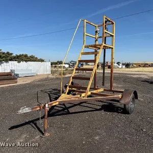 Shop Built portable platform trailer
