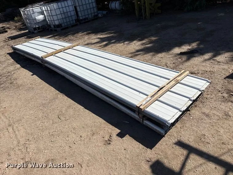 (100) sheets of corrugated sheet metal
