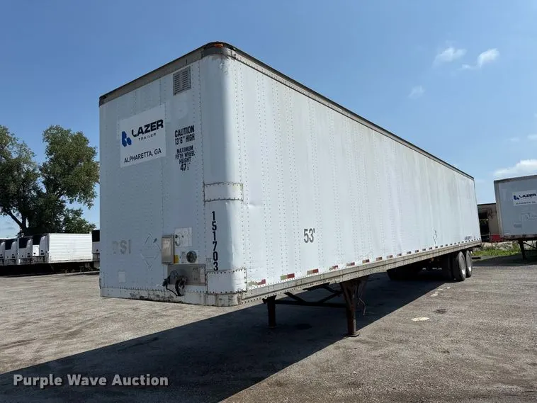 2000 Strick dry van trailer