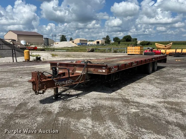 1997 Dakota Mfg. PDLX20TC31 tilt deck equipment trailer