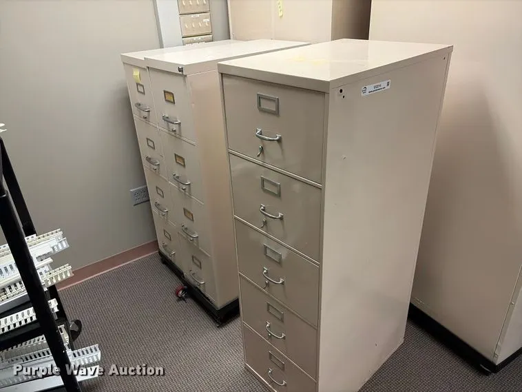(3) filing cabinets