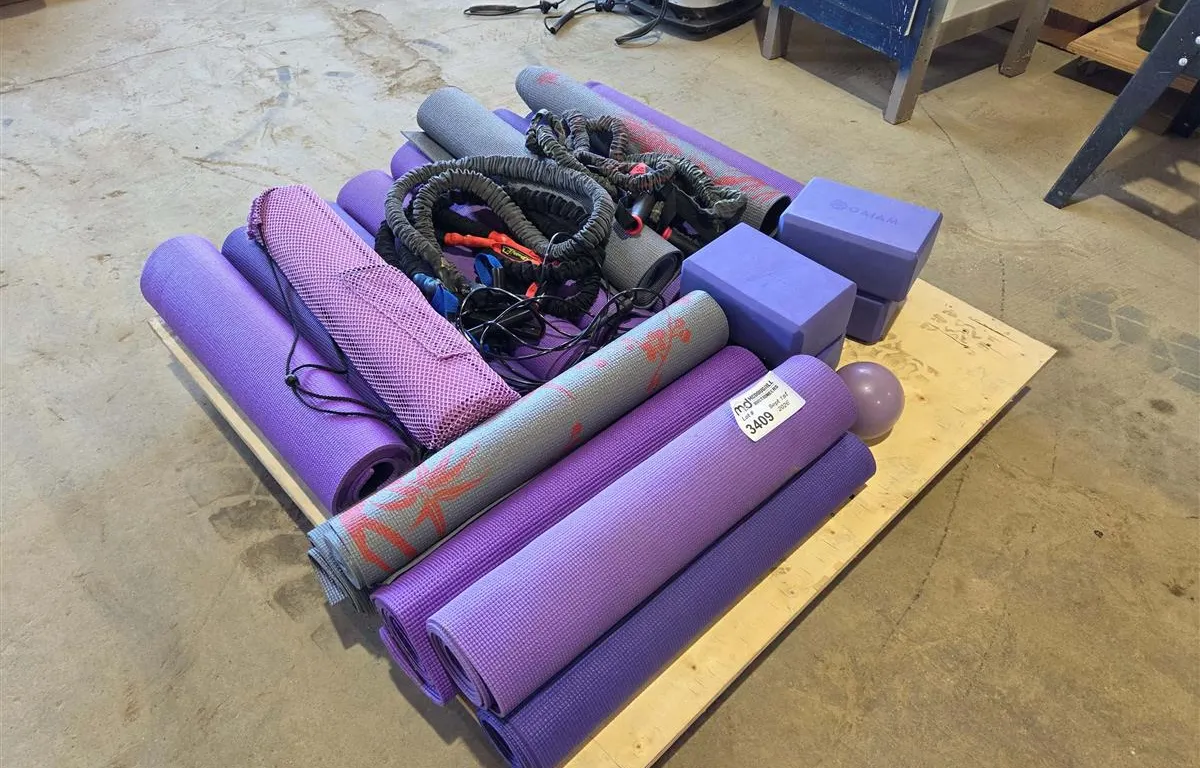 Yoga Mats, Blocks, Resistance Bands & Exercise Ball
UNRESERVED