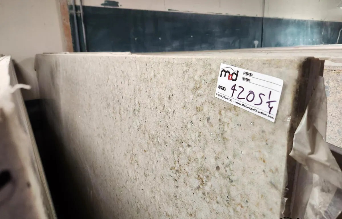 (4) HanStone Ivory Wave Quartz Slabs
UNRESERVED