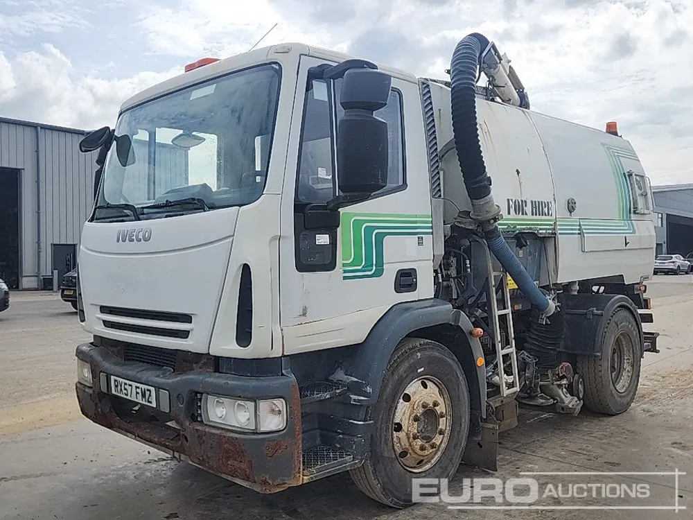 2007 Iveco ML150E22 4x2 Road Sweeper Johnston Body, Reverse Camera Manual Gearbox (UK Export Marker, Reg Docs Are NOT Available)