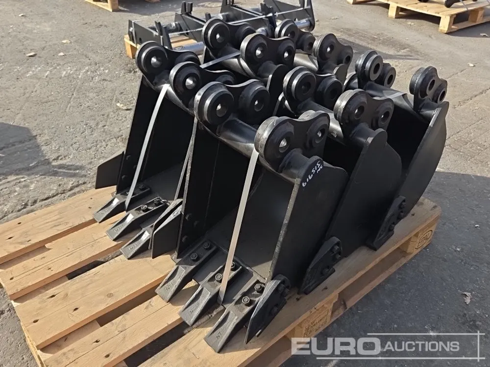 Unused 12" Digging Bucket, 30mm Pin (6 of)