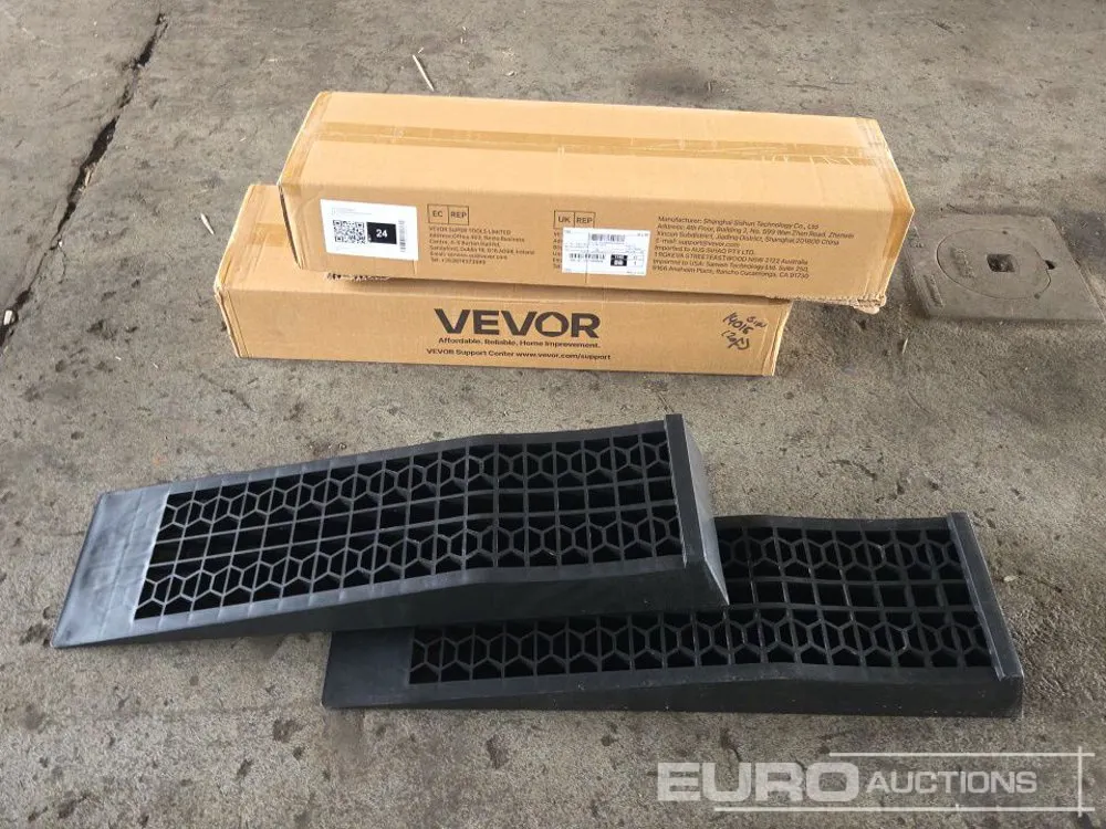 Unused Low Profile Car Service Ramp Sets, 2 Ramps per Sets, 9,072kg Capacity, 65mm Lift Height (2 of)