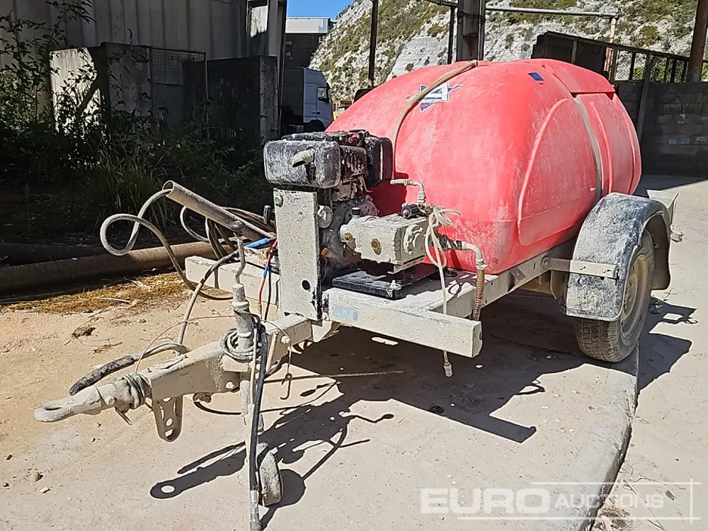 Western Single Axle Water Bowser, Yanmar Pressure Washer
