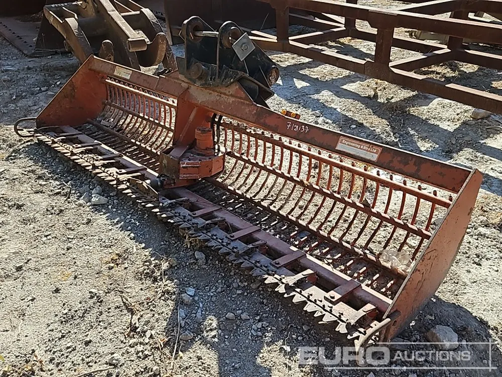 122" Hydraulic Tilting Weed Cutter Bucket 65mm Pin to suit 13 Ton Excavator