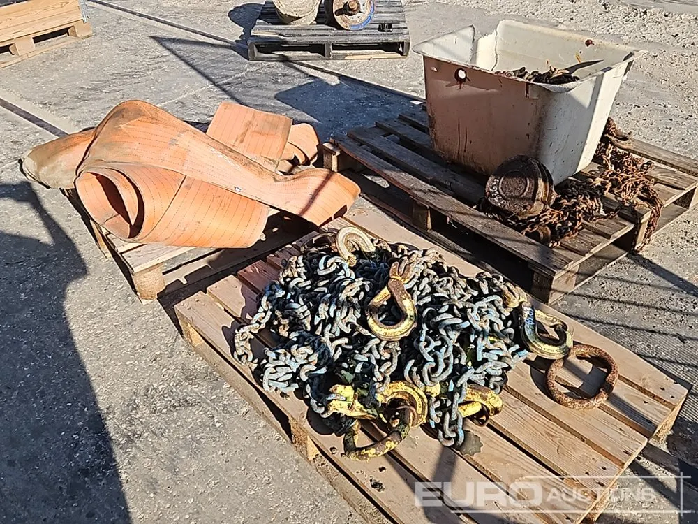 Pallet of Lifting Chains (2 of), Lifting Hoist, Lifting Sling