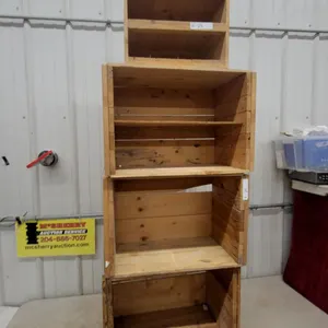 Stack of 4 Wooden Crates