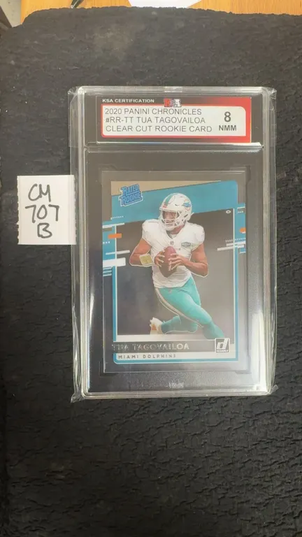 Graded Tua Tagovailoa Clear Cut Rookie Card