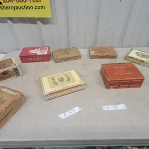 Collection of Vintage Cigar Boxes: Ruth Londres, Swisher Sweets, Tuero