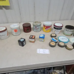 Vintage Tobacco Tins: Dominion, Matinee, Player's, Old Chum, Ogden's, Vogue