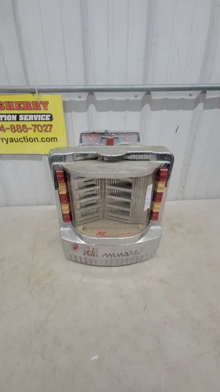 AMI Music 200-Selection Jukebox and Coin Mechanism Vintage