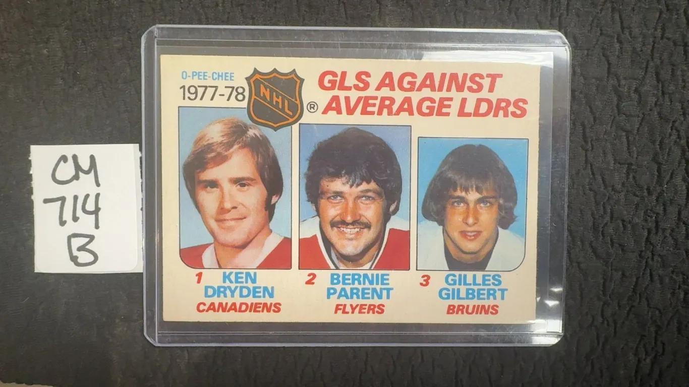 1978-79 Ken Dryden Leaders Card