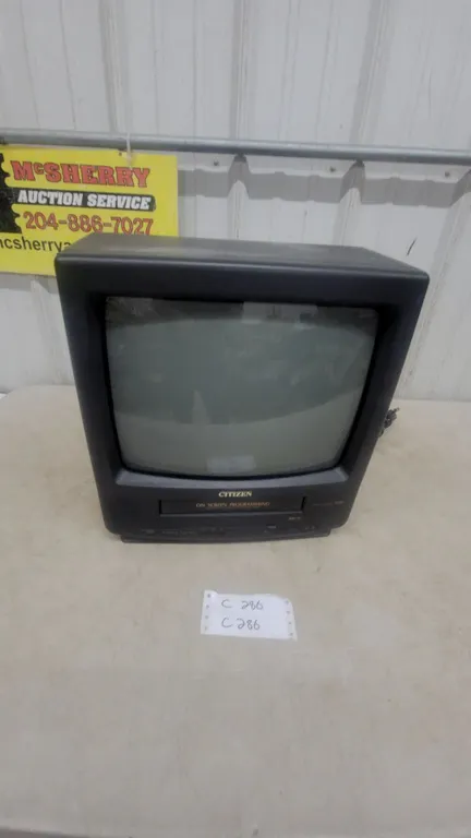 Citizen " Color TV/VCR Combo, On Screen Programming, August 1998