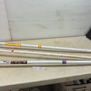 Lot of 3 Curling Brooms Including Duke 8-Ender, Rocker, and Curl Master