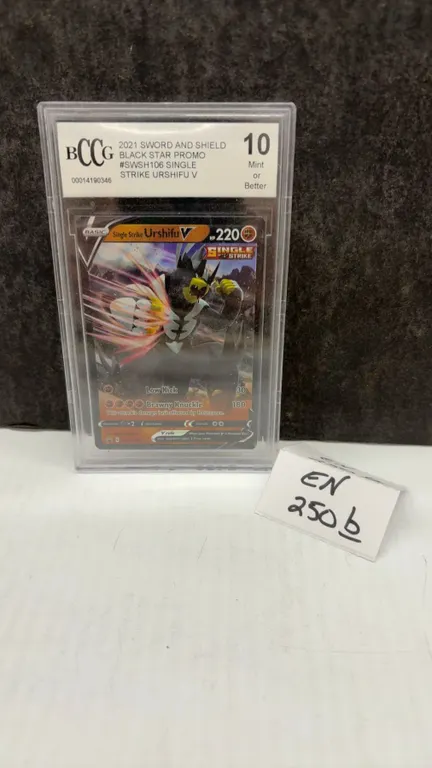 Graded 2021 Pokémon Sword and Shield Black Star Promo, Mint 10