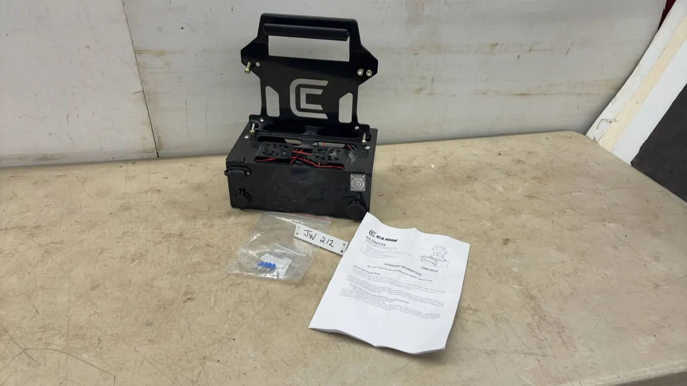 Clam Ice Shuttle Portable Power Station Battery Box