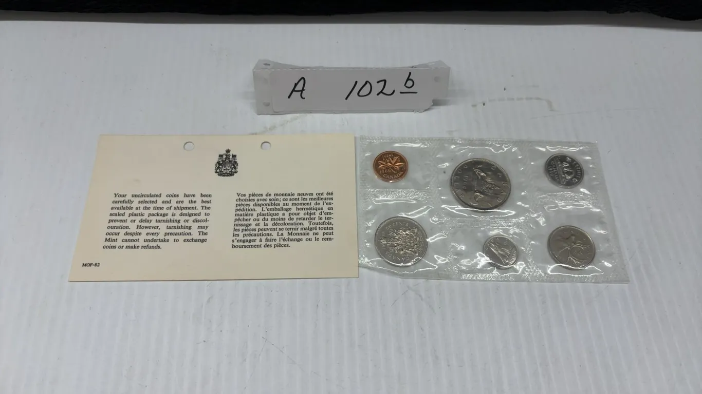 1968 Royal Canadian Mint Uncirculated 6-Coin Set