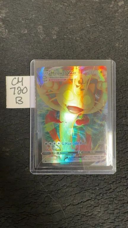 Pokemon Meowth Foil Card