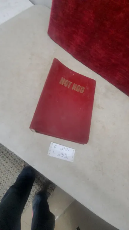 Hot Rod Magazine Collection in Red Binder, including Jan. 1970 Issue
