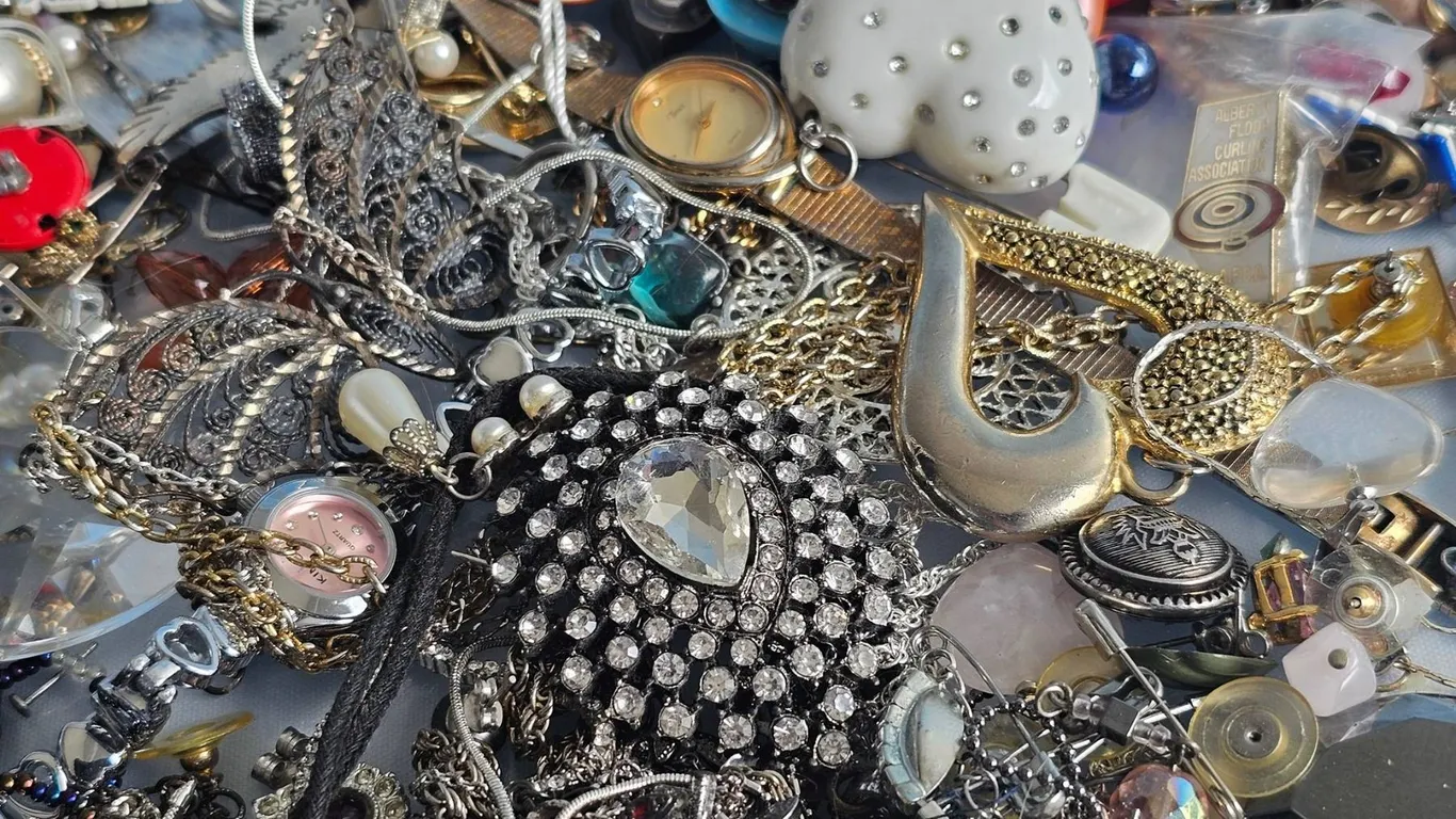 Costume and Sterling Silver Jewellery Lot