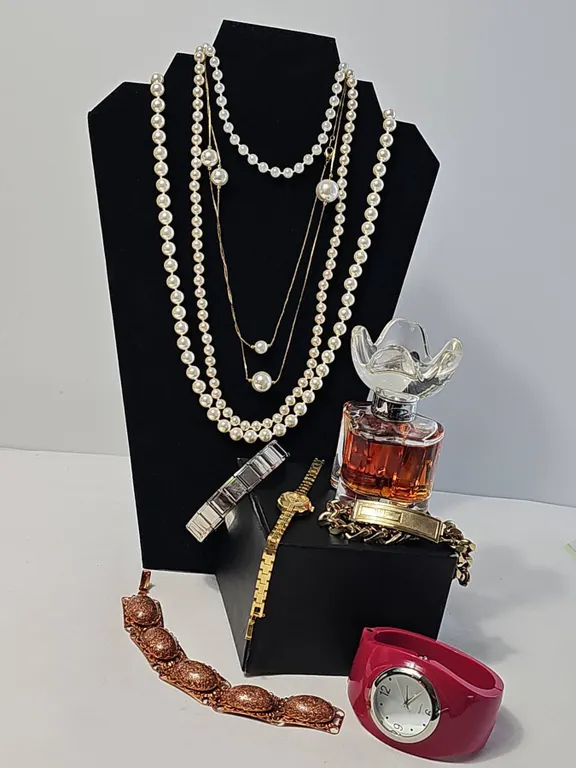 Costume Jewellery, Watches, and Perfume Lot