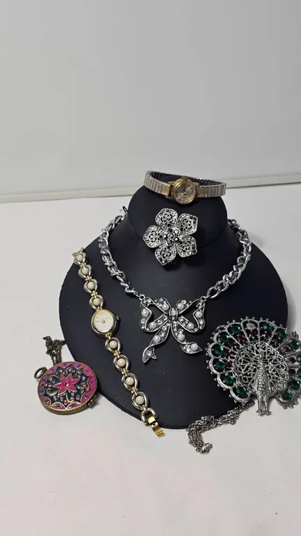 Costume Jewellery and Two Ladies Watches