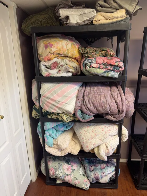 9 Assorted Fabric Comforters