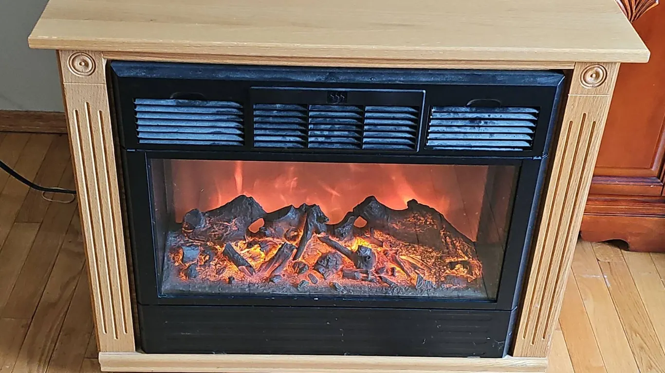 Heat Surge Amish Mantle Electric Fireplace Model X5B