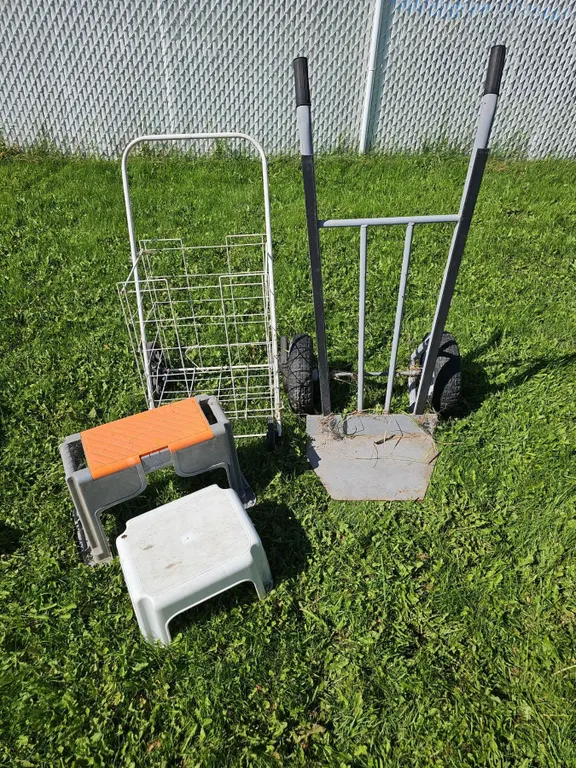 Utility Carts and Step Stools Lot
