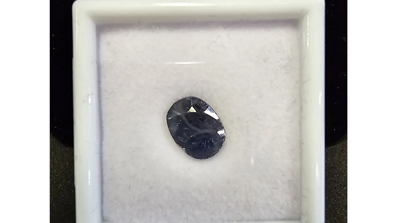 *NEW* 5.6CT OVAL CUT UNTREATED NATURAL BLUE SAPPHIRE: 8.5MM X 11.3MM