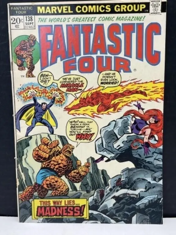 Comic - Marvel Fantastic Four 1973 #138