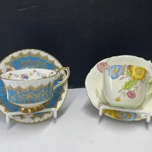 (2) Paragon Teacups & Saucers
