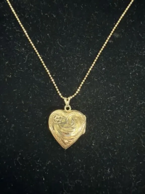 Bond Boyd Sterling Silver in Gold Tone Etched