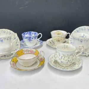 (4) Royal Albert Teacups & Saucers -