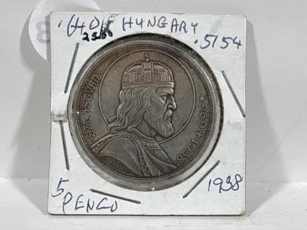 1938 Hungary 5 Pence