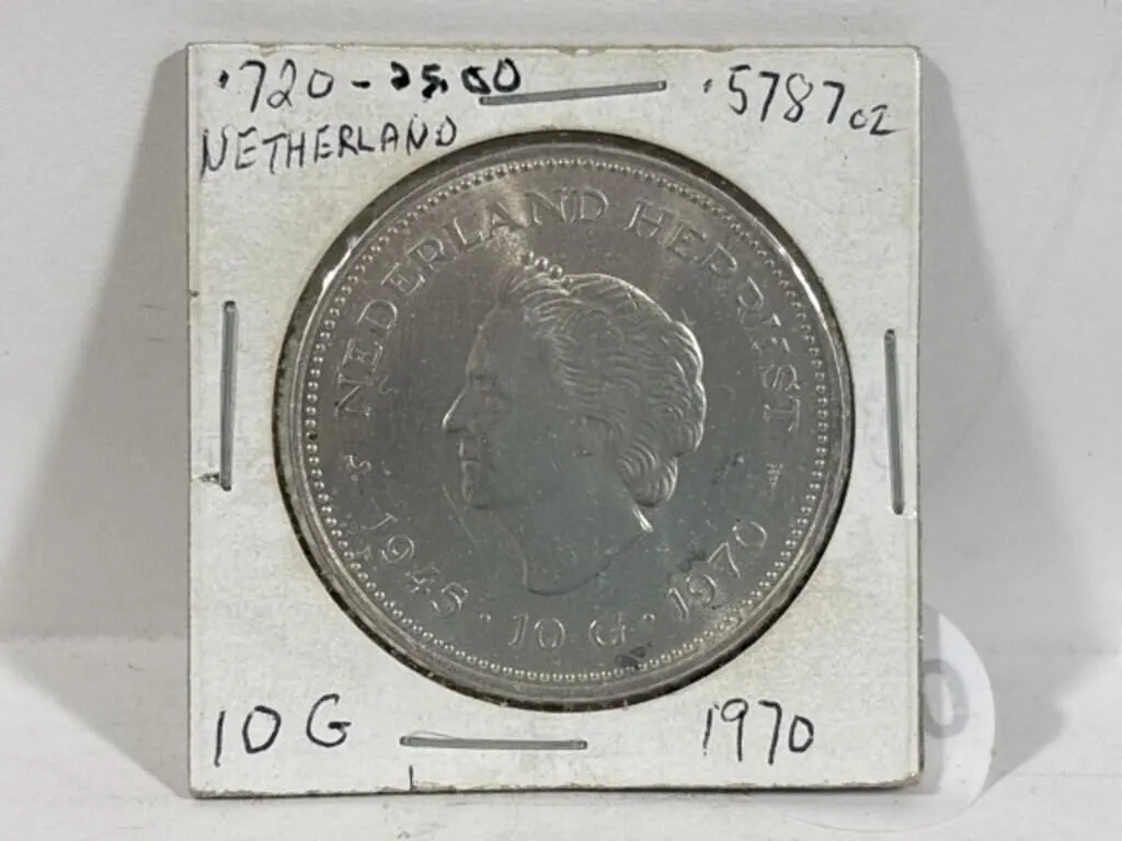 1970 Neth 10 Gulden