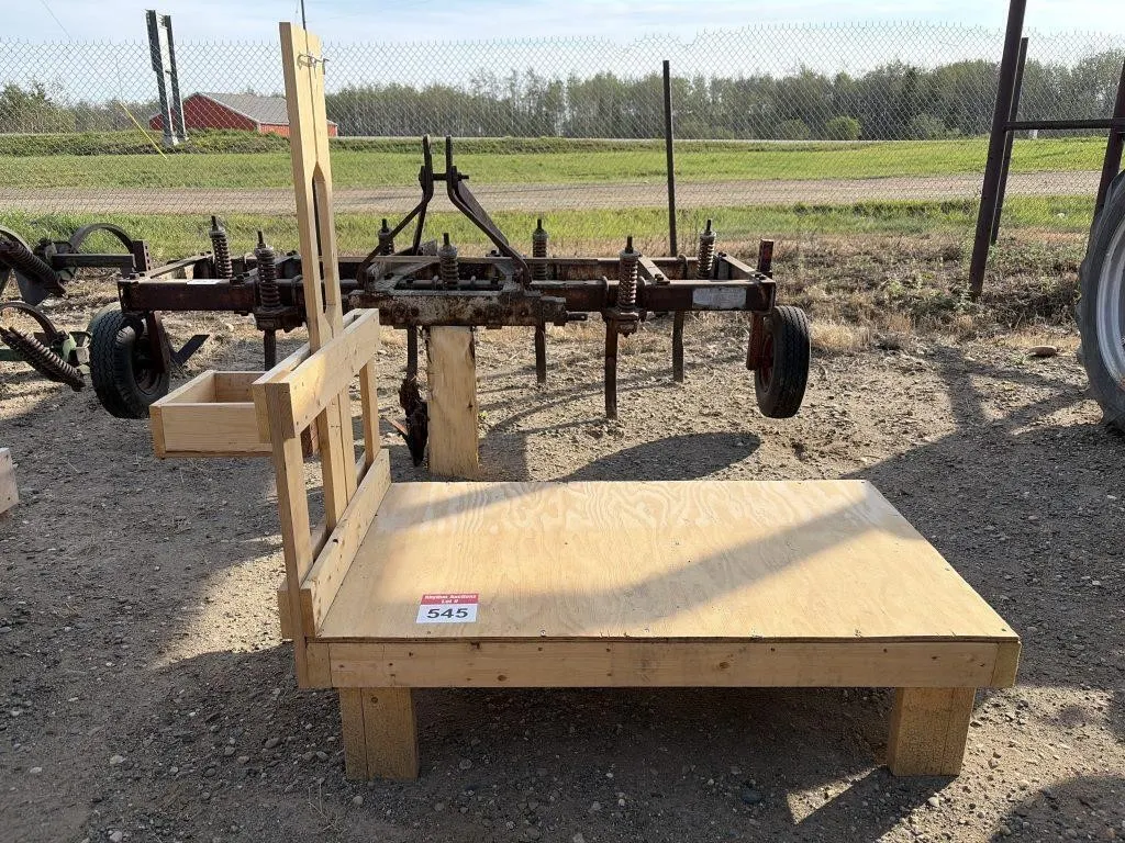 Wooden Goat Milking Stand