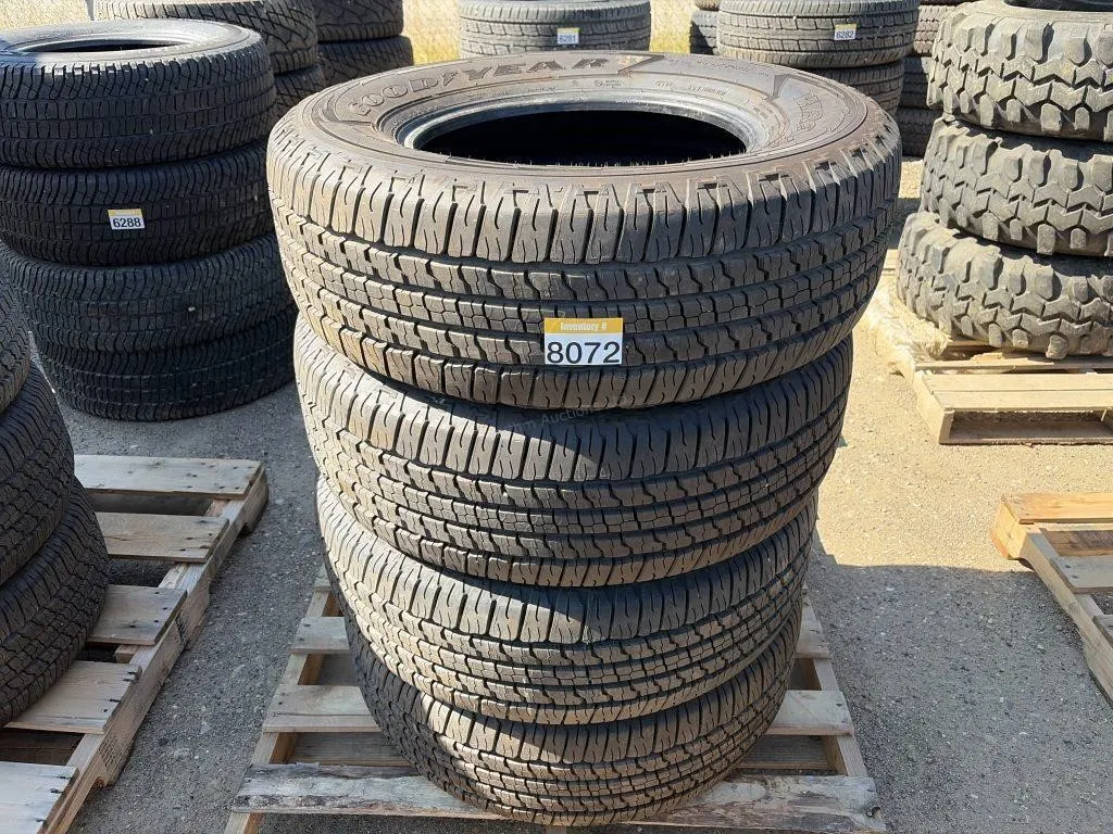 Four Goodyear Wrangler Tires - 265/70R17