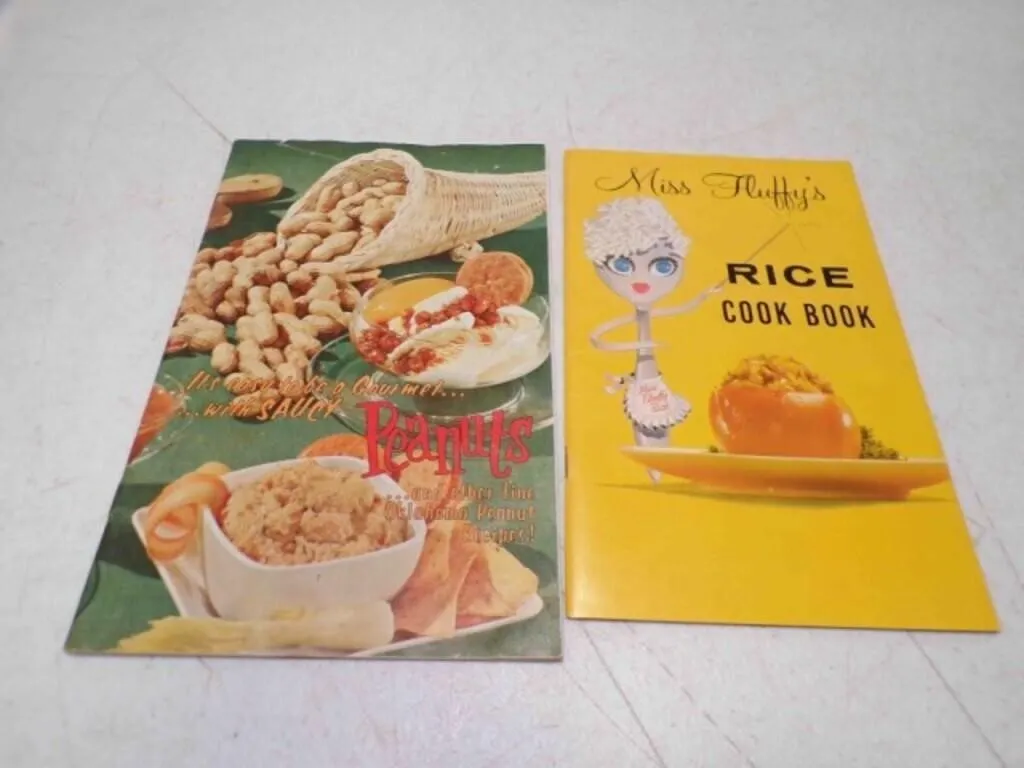 2 Vintage Cook Booklets - Miss Fluffy's Rice &