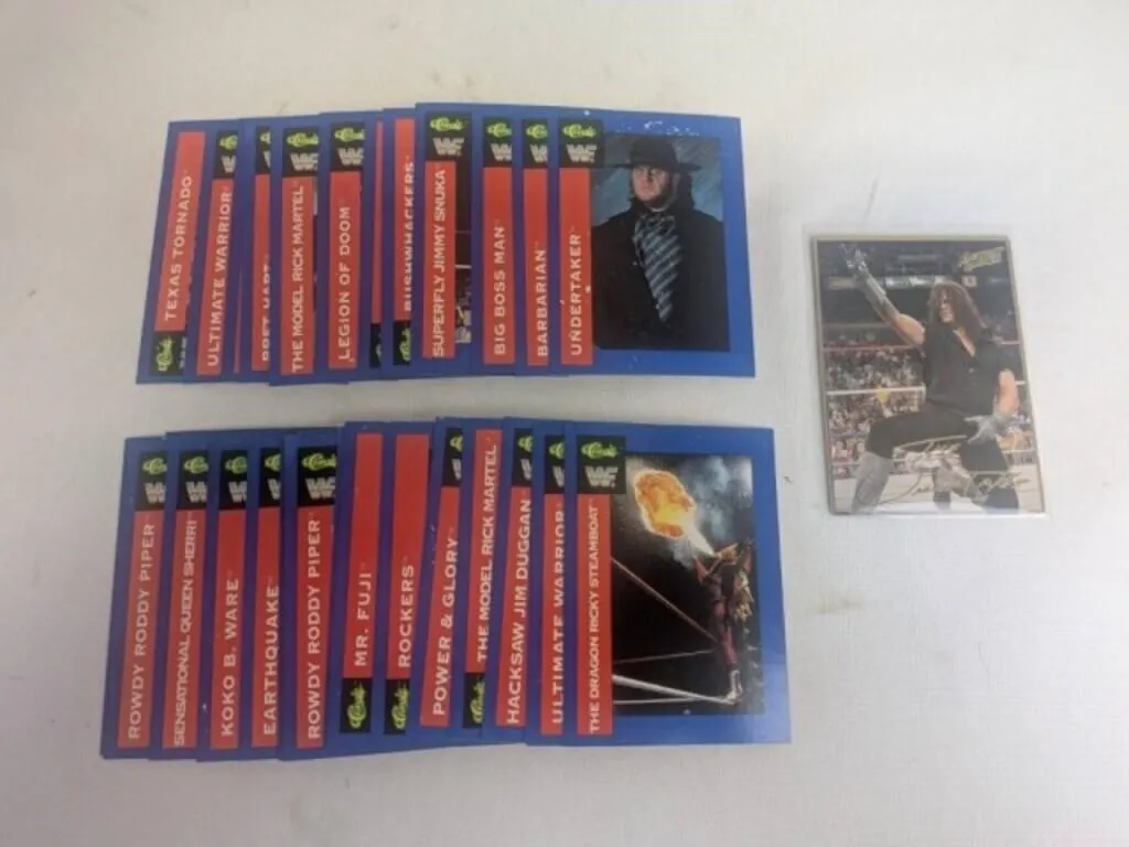 Vintage WWF Superstar Trading Cards w/a Undertaker