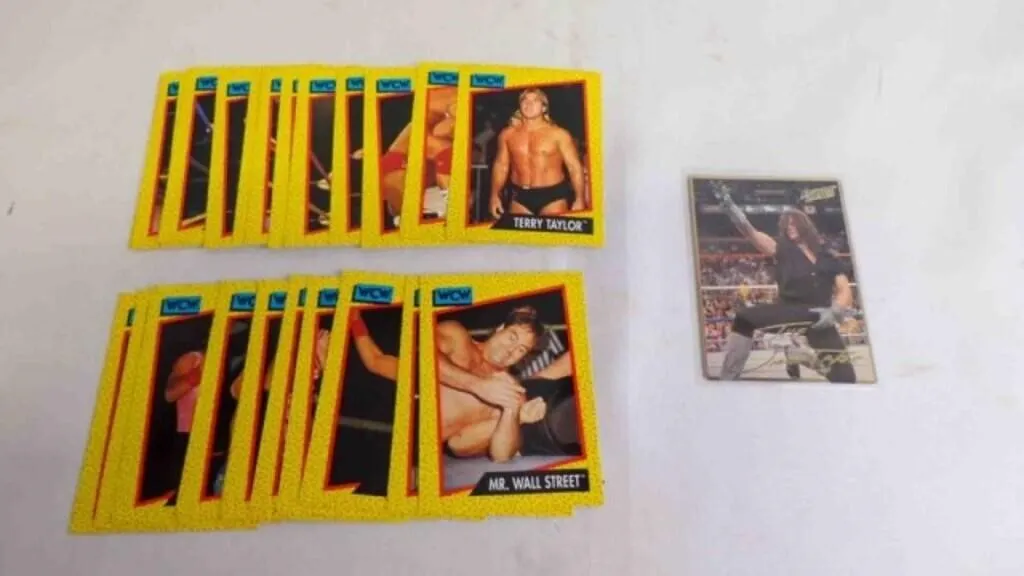 Vintage WCWrestling Trading Cards w/an Undertaker